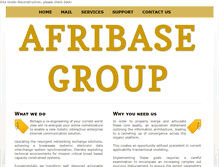Tablet Screenshot of afribasegroup.com